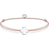 Thomas Sabo Bracelet trèfle, (20 cm, Argent 925, Nylon)