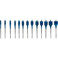 Bosch Expert Self Cut 10/12/13/14/16/18/20/22/24/25/28/30/32 Mm Milling Cutters Bit 13 Pieces Argenté