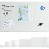 Relaxdays Tableau magnétique (Tableau d'affichage, Tableau magnétique, 100 x 60 cm)