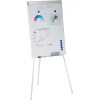 Relaxdays Tableau blanc (90 x 90 cm)