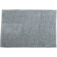 MSV Tapis de bain Microfibre CHENILLE 60x90cm Gris clair
