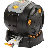 Hozelock Composteur rotatif EasyMix 2en1 – tambour amovible – récupération jus de compost