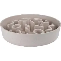 District 70 Bamboo Anti-stress Dog Feeder Beige L