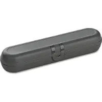 Koziol Etui à couverts Klikk Etui, pochette à couverts, rangement, plastique, Nature Ash Grey, 7034701