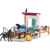Schleich Box chevaux avec jument et poulain