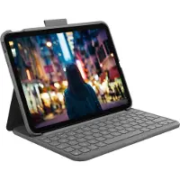 Logitech Slim Folio - QWERTY, US International, 1,8 cm, 1 mm, Apple, iPad (10th gen) Model : A2696, Gris | 920-011413