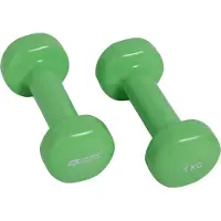 Schildkröt Fitness VINYL HANTEL Set, 2x 1,0kg (vert), en boîte de 4C,