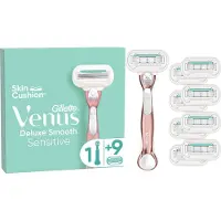 Venus Gillette Deluxe Smooth Sensitive + 9 Recharges de Rasoir