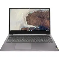 Lenovo IdeaPad 3 Chromebook 15IJL6 82N4003YMH - 15.6 inch (15.60", 128 Go, 8 Go, Anglais-international, Intel Celeron N100), Ordinateur portable, Gris