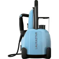 LauraStar Lift Plus Blue Sky, Centre de repassage 3 en 1, Défroisse, Repasse & Nettoie, Vapeur hygiénique, Semelle Alu-3D, Repassage vertical