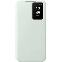 Samsung Etui Folio Clear View Cover avec porte-carte pour Galaxy S24 FE Vert d'eau