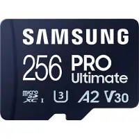 Samsung Carte mémoire microSDXC Pro Ultimate 256 Go Bleu