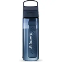 LifeStraw Go Aegean Sea GO-650ML-SEA BPA-Free Plastic, gourde avec filtre de niveau 2, 650 ml