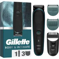 Gillette INTIMATE i5. Couleur du produit : noir, Forme : Rectangle. Source d'énergie : Batterie, autonomie : 100 min, type de batterie/pile : Batterie intégrée (8700216015813)