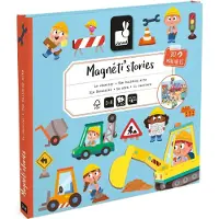 Janod Jeu éducatif Magnéti'stories Le Chantier
