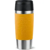 EMSA Travel Mug Classic 36 Ml Acier Inoxydable, Jaune