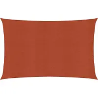 vidaXL Voile d'ombrage 160 g/m² rectangulaire terre cuite 3,5x5 m PEHD