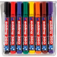 Edding Marqueurs à tableau blanc 8 pcs Multicolore 360