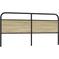 vidaXL Tête de lit de rechange en chêne Sonoma 180 cm Acier et bois composite