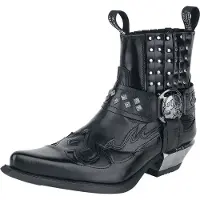 New rock Bottes de - Antik - EU40 - EU47 - pour Homme - noir - Taille EU 44