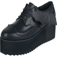 Banned Alternative Creepers Gothic de - WILLOW - EU36 - EU41 - pour Femme - noir - Taille EU 39