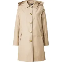 Ralph Lauren pour femme. 297967121002 Manteau écossais en mélange de coton beige (M), Casuel
