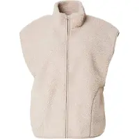 Pieces Gilet 'PCSADIA' beige