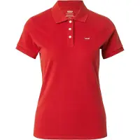 Levi's T-shirt 'Slim Polo Shirt' rouge / blanc