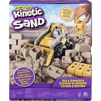 Kinetic Sand Pâte à modeler Coffret Chantier Creuser et Démolir