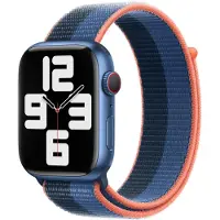 Apple Bracelet Sport Loop Watch | 44/45/46/49 mm - Blue Jay/Abyss Blue