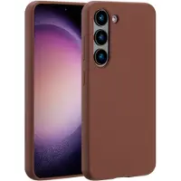 Accezz Coque Liquid Silicone avec MagSafe Samsung Galaxy S23 - New Tea Brown