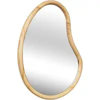 Sweeek Miroir organique naturel en bois de sapin 95cm
