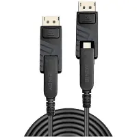 Lindy Mini DisplayPort/DisplayPort - Mini DisplayPort/DisplayPort (10 m), Câble vidéo, Noir