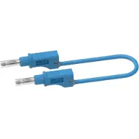 Electro PJP 2217/600V-CD1-50Bl Câble de mesure (fiche banane - fiche banane) 0,5