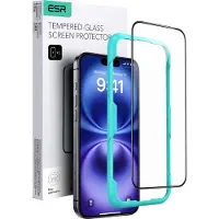 ESR Protection d'écran en verre trempé (1 pcs, Apple iPhone 15, Apple iPhone 16), Téléphone portable : film de protection, Transparent