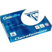 Clairefontaine Papier à copier Clairalfa, DIN A4, 90 g/m², extra-blanc, 2500 feuilles