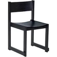 Hubsch Chaise Forma noir