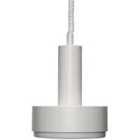 Hubsch Lampe suspendue Quip gris clair