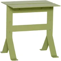 Hubsch Table d'appoint pliable vert clair