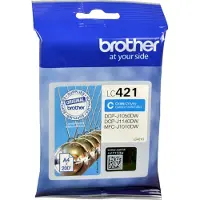 Brother LC421C - Cyan - original - cartouche d'encre - pour DCP-J1140DW MFC-J1010DW MFC-J1012DW