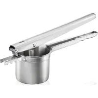 GEFU 89440 Presse à pommes de terre, à jus et à spätzle, Râpe, Argent