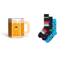 Happy socks Chaussettes bleu marine / azur / orange / blanc
