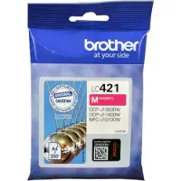 Brother - Cartouche d'encre LC-421M rouge | 5 pièces
