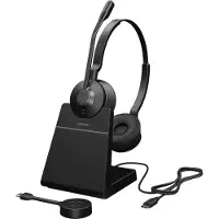 Jabra Engage 55 UC stéréo, connectivité USB-C, avec socle de charge, pour les régions EMEA/APAC