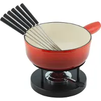 Strong Fondue au fromage, Set à fondue, Rouge