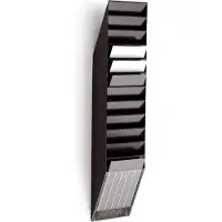 Durable Distributeur de prospectus Flexiboxx 12 , 12 distributeurs, A4, portrait, noir