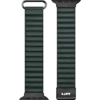 Laut Apple Watch NOVI LUXE 38/40/41 mm, vert pin (38 mm, Similicuir), Sangles de montre, Vert