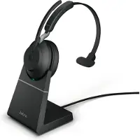 Jabra Evolve2 65 Uc Mono Wireless Headset Noir