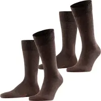Falke Chaussettes 'Happy' brun foncé