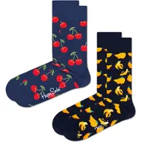 Happy socks Chaussettes bleu nuit / jaune / noir